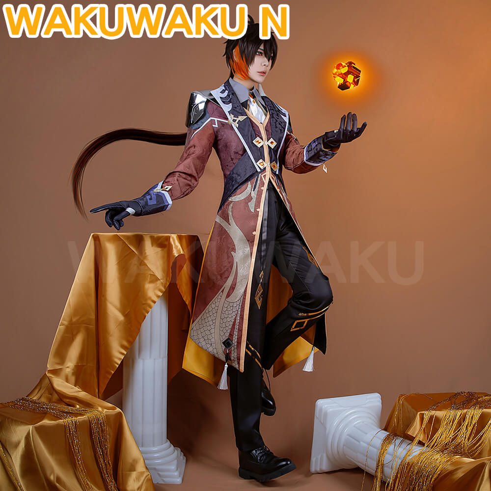 Game Genshin Impact Zhong Li Cosplay Costume