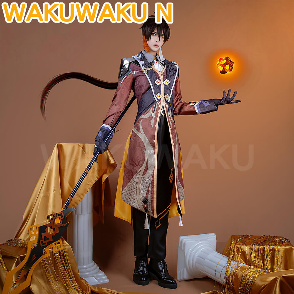 Game Genshin Impact Zhong Li Cosplay Costume