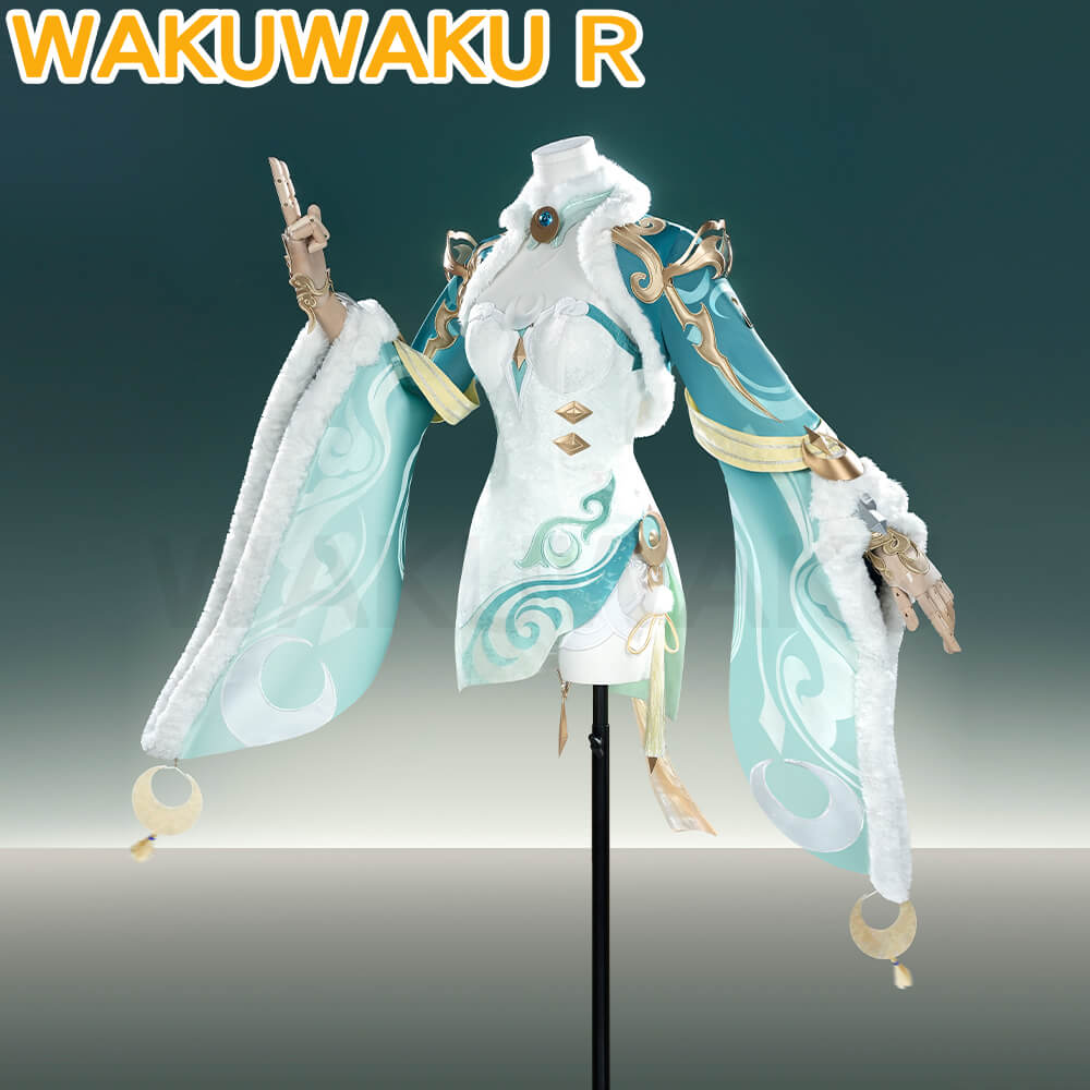 Zibai Cosplay Costume Game Genshin Impact