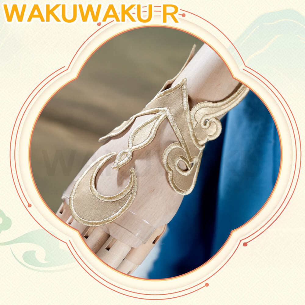 Zibai Cosplay Costume Game Genshin Impact