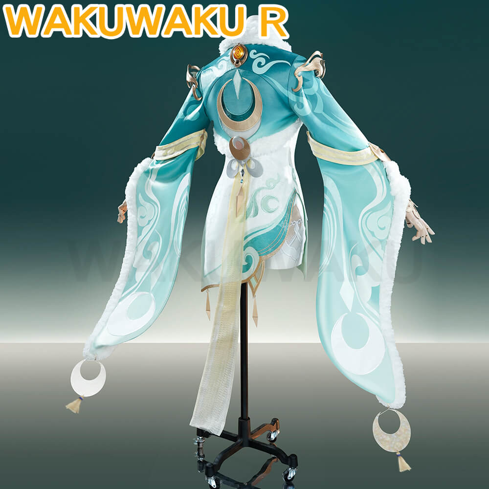 Zibai Cosplay Costume Game Genshin Impact