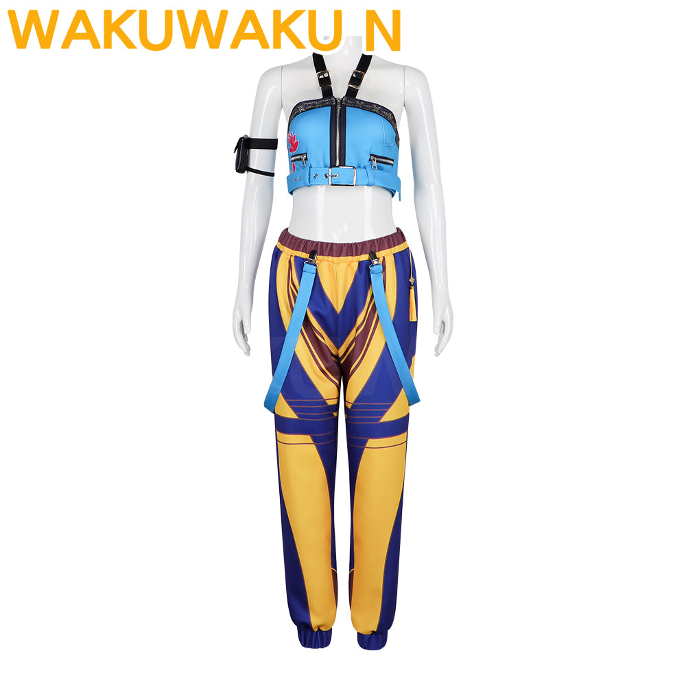 Wakuwaku-N Anime Kpop Killer Cosplay Costume Yellow Series