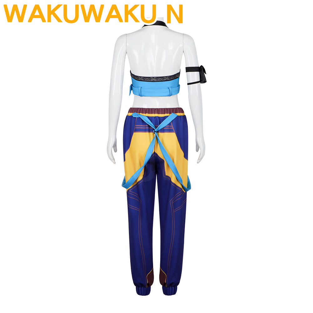 Wakuwaku-N Anime Kpop Killer Cosplay Costume Yellow Series