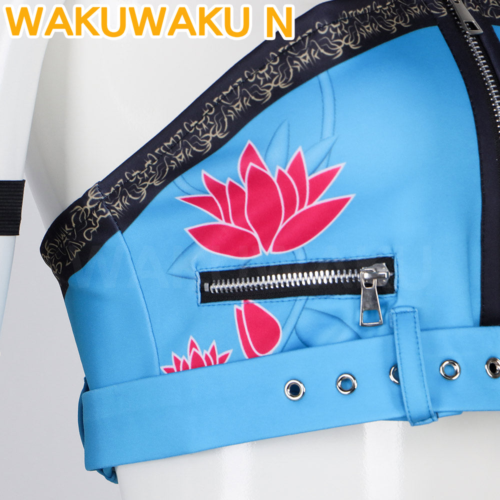Wakuwaku-N Anime Kpop Killer Cosplay Costume Yellow Series