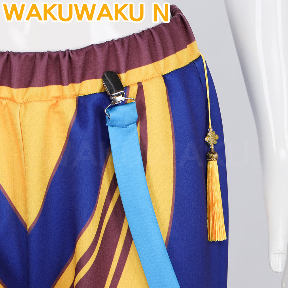 Wakuwaku-N Anime Kpop Killer Cosplay Costume Yellow Series