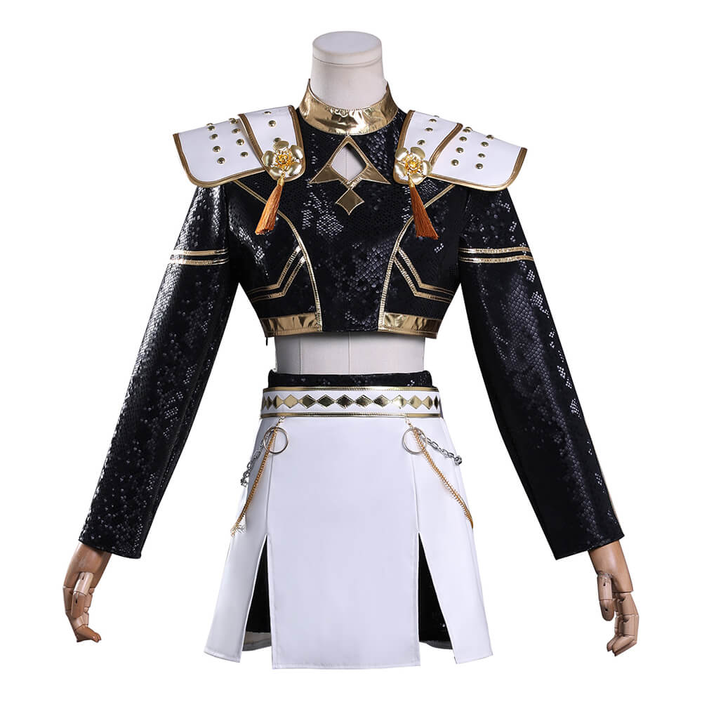 【In Stock】WakuWaku-N Movie K-Pop Killer  Black Golden Stage Suit