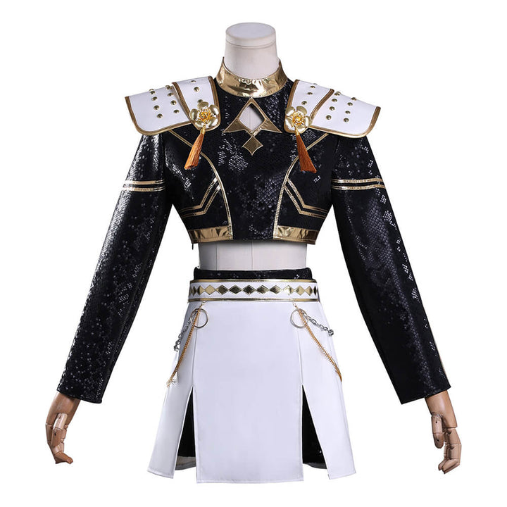 【In Stock】WakuWaku-N Movie K-Pop Killer  Black Golden Stage Suit