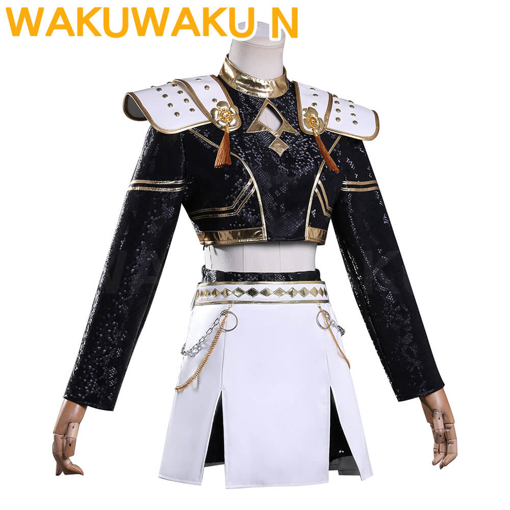 【In Stock】WakuWaku-N Movie K-Pop Killer  Black Golden Stage Suit