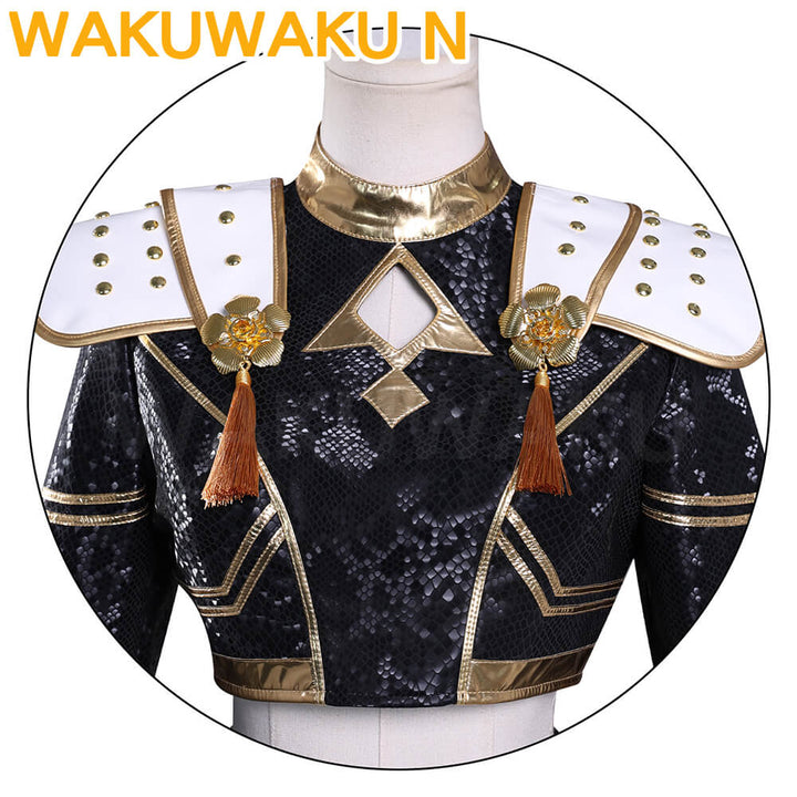 【In Stock】WakuWaku-N Movie K-Pop Killer  Black Golden Stage Suit
