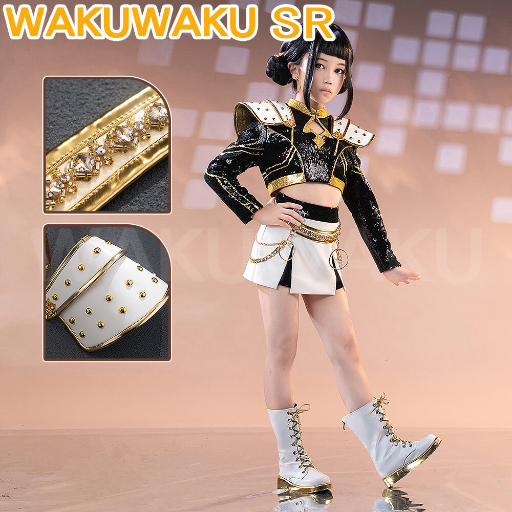 【In Stock】【Kids Version】Movie Anime KPOP KILLER Costume WakuWaku-SR GOLD SERIES Children Version