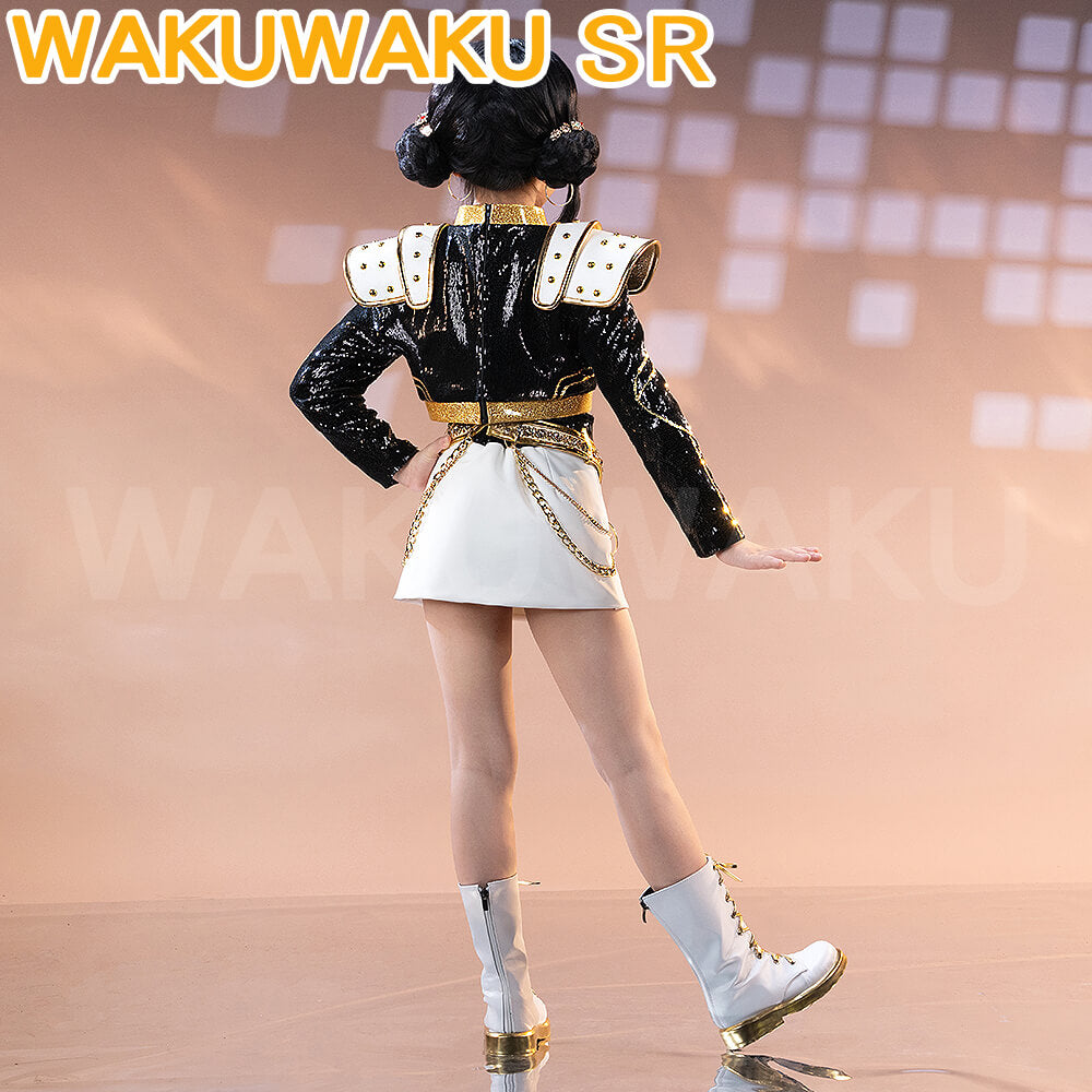 【Kids Version】Zoey Cosplay Movie Anime KPOP KILLER Costume WakuWaku-SR GOLD SERIES Children Version