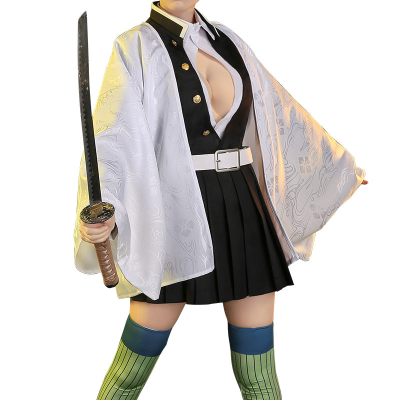 WakuWaku-SR Kanroji Mitsuri Cosplay Anime Costume Demon Women Uniform