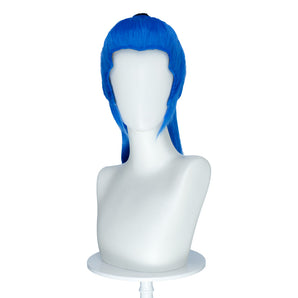 DokiDoki Anime Cosaply Wig Men Long Blue Straight Hair