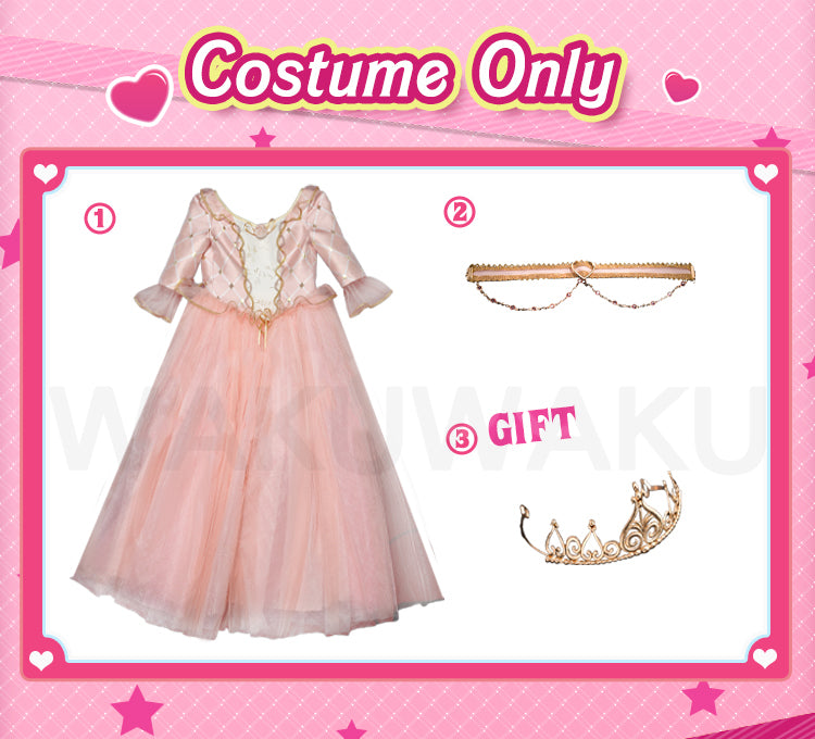 【In Stock】【S-3XL】WakuWaku-SR Women Princess Cosplay Dress Girl Girlhood Dream