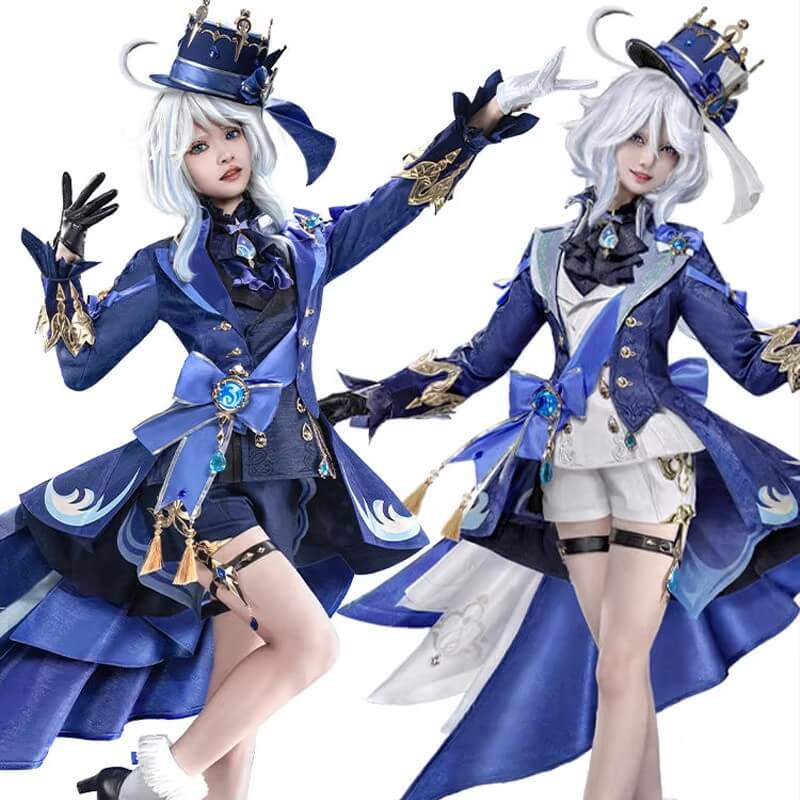 【In Stock】Furina Focalors Cosplay Game Genshin Impact Women Cute Cosplay Costume Hat