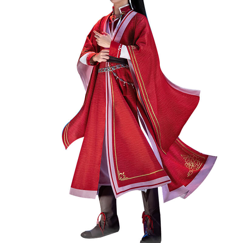 Anime Tian Guan Ci Fu Cosplay Hua Cheng San Lang Ver Red Costume Heaven Official's Blessing HuaCheng TGCF