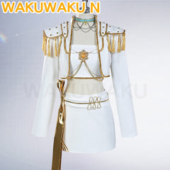 【In Stock】Wakuwaku-N Movie Anime Kpop Killer Cosplay White Golden Suit