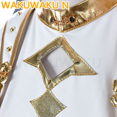 【In Stock】Wakuwaku-N Movie Anime Kpop Killer Costume White Golden Suit