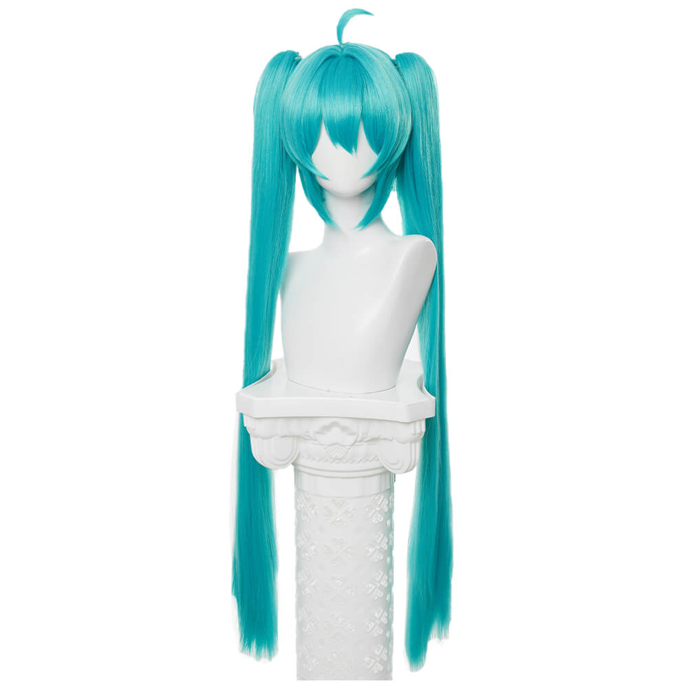 Miku Cosplay Wig Women Green Long Hair