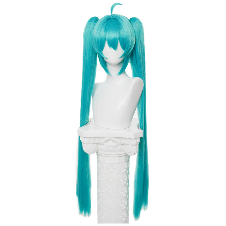 Miku Cosplay Wig Women Green Long Hair