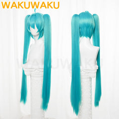 Miku Cosplay Wig Women Green Long Hair