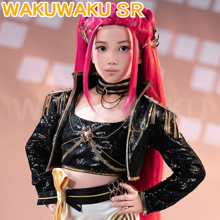 【Kids Version】Mira Cosplay Movie Anime KPOP KILLER Costume WakuWaku-SR GOLD SERIES Children Version