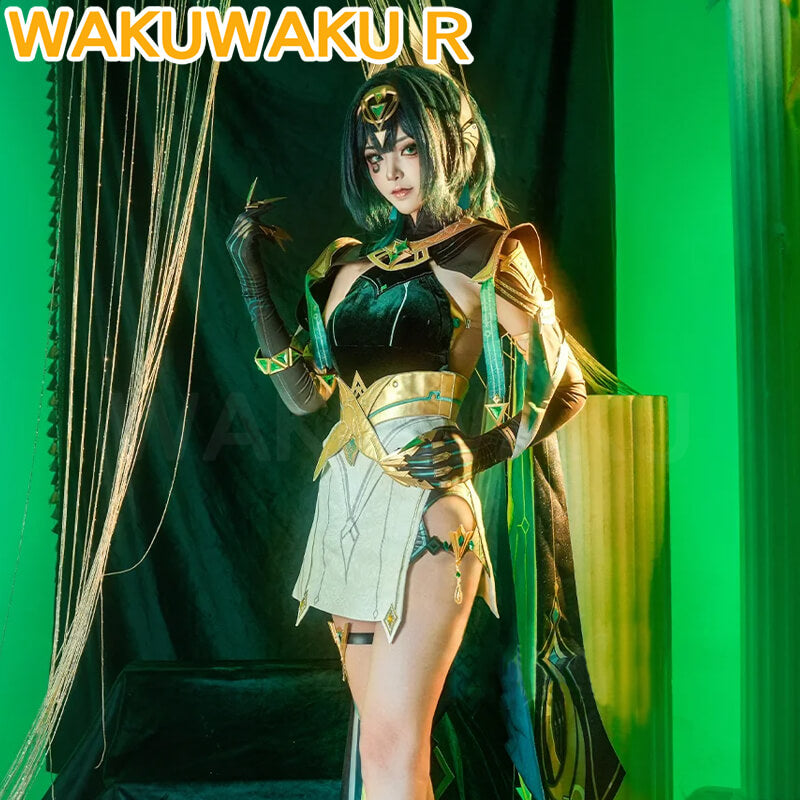 WakuWaku-R Game Genshin Impact Nefer Cosplay Song of the Welkin Moon