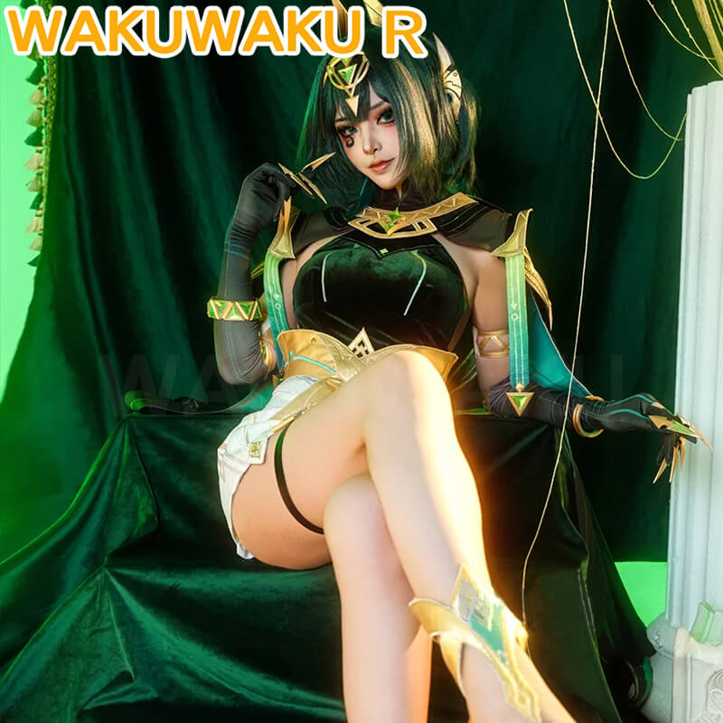 WakuWaku-R Game Genshin Impact Nefer Cosplay Song of the Welkin Moon