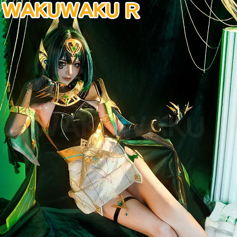 WakuWaku-R Game Genshin Impact Nefer Cosplay Song of the Welkin Moon