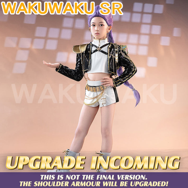 【Kids Version】Rumi Cosplay Movie Anime KPOP KILLER Cosplay Costume GOLD SERIES Children Version