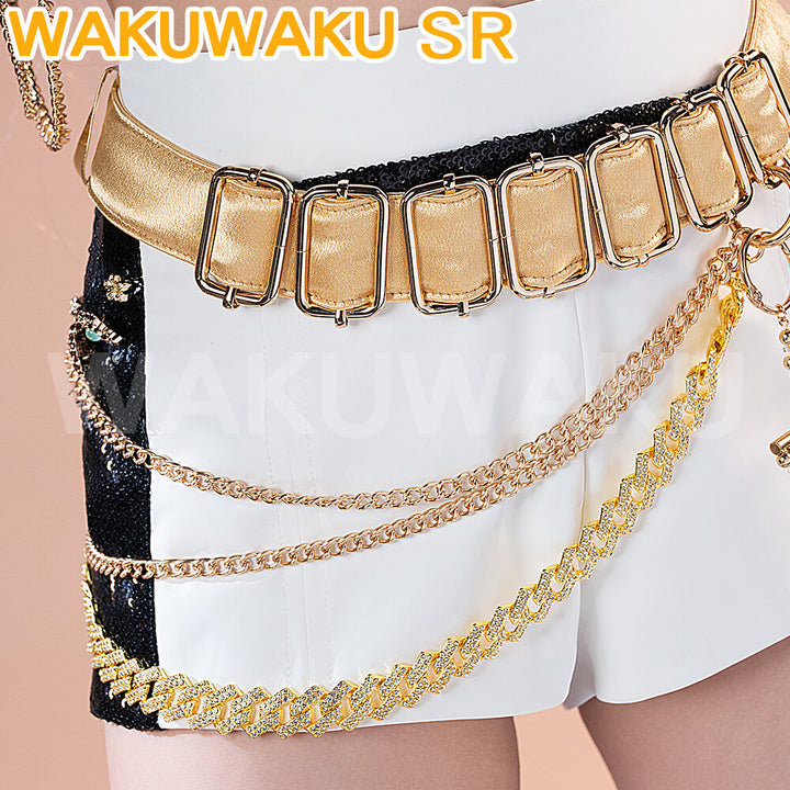 【Kids Version】Rumi Cosplay Movie Anime KPOP KILLER Cosplay Costume GOLD SERIES Children Version