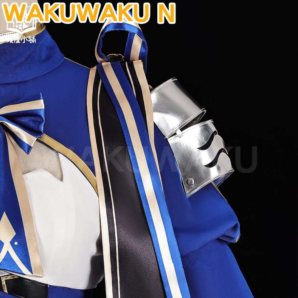 Saber Cosplay Game Honkai: Star Rail Cosplay HSR Saber Cosplay Costume Blue Dress Plus Size FATE Saber FGO