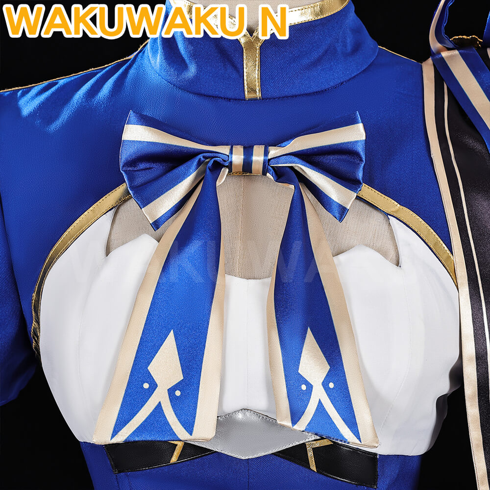 Saber Cosplay Game Honkai: Star Rail Cosplay HSR Saber Cosplay Costume Blue Dress Plus Size FATE Saber FGO