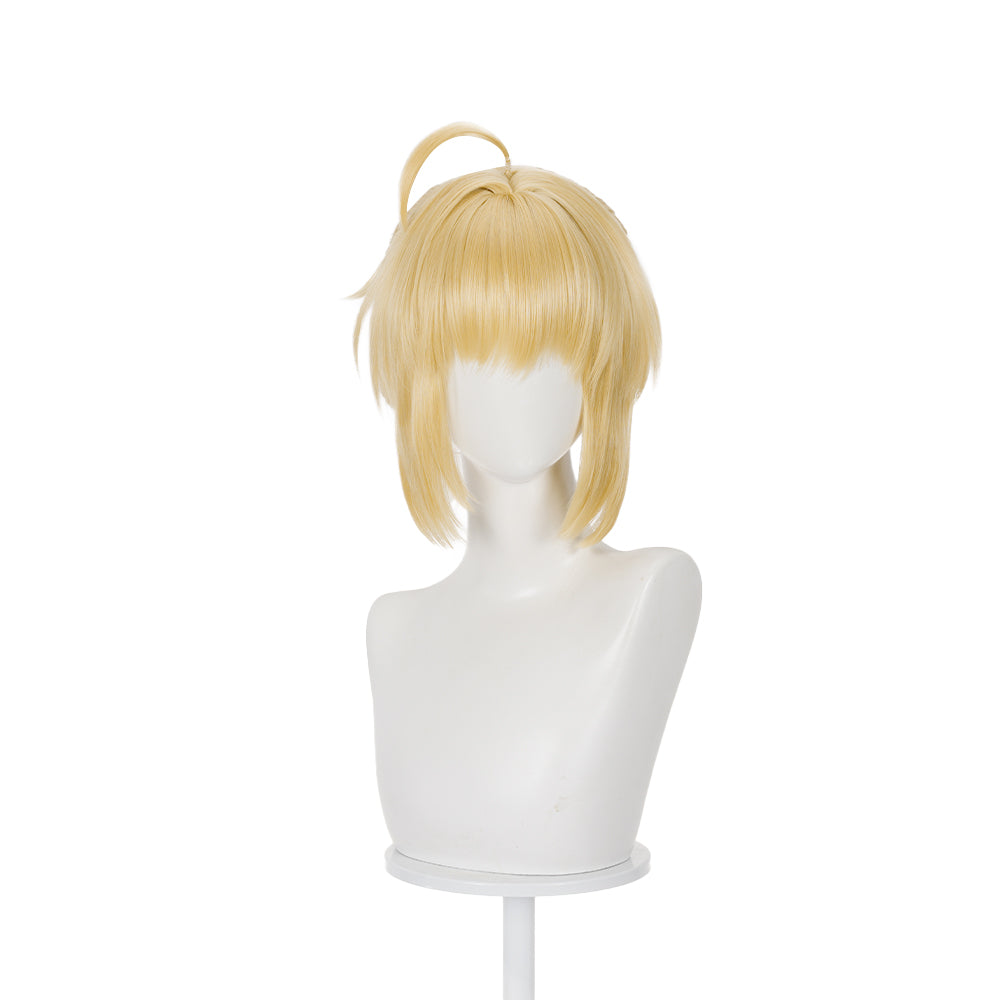 Saber Cosplay Wig Game Honkai: Star Rail Cosplay HSR Saber Women 37cm Hair FATE Saber FGO Free Wig Cap