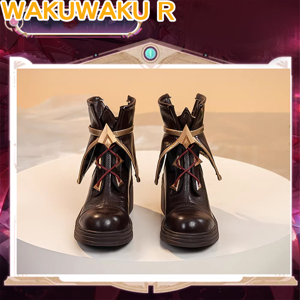 【XS-2XL】WakuWaku-R Game Genshin Impact  Linnea Cosplay Pink Dress