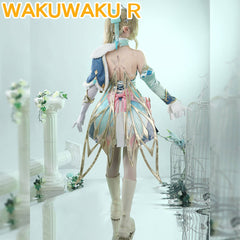 【XS-2XL】WakuWaku-R Game Genshin Impact Vesna Costume Halloween Dress Snezhnaya