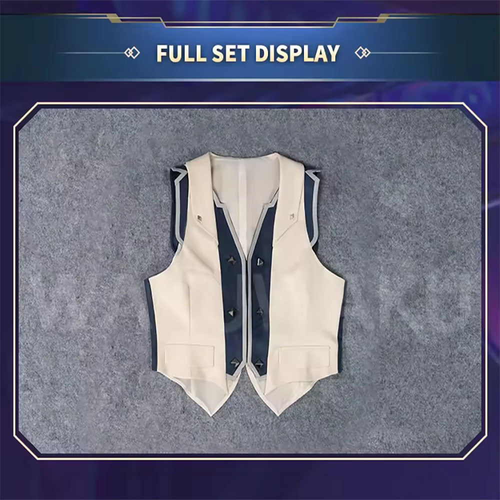 【In Stock】WakuWaku-SR Game LOL Viktor Jaycee Cosplay Costume Men Suit