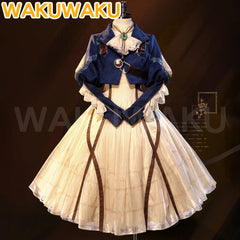 WakuWaku Anime Violet Evergarden Cosplay Women Dress Lolita Vintage