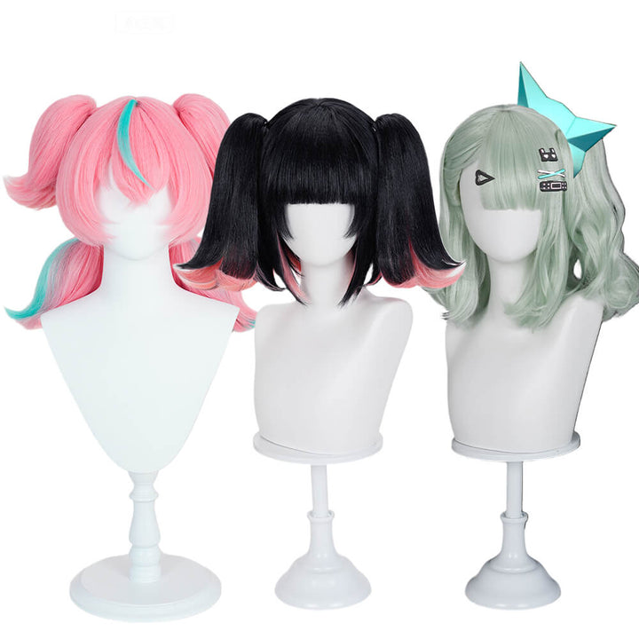 【In Stock】Sunna Aria Nangong Yu Cosplay Wig Game Zenless Zone Zero WakuWaku Hair