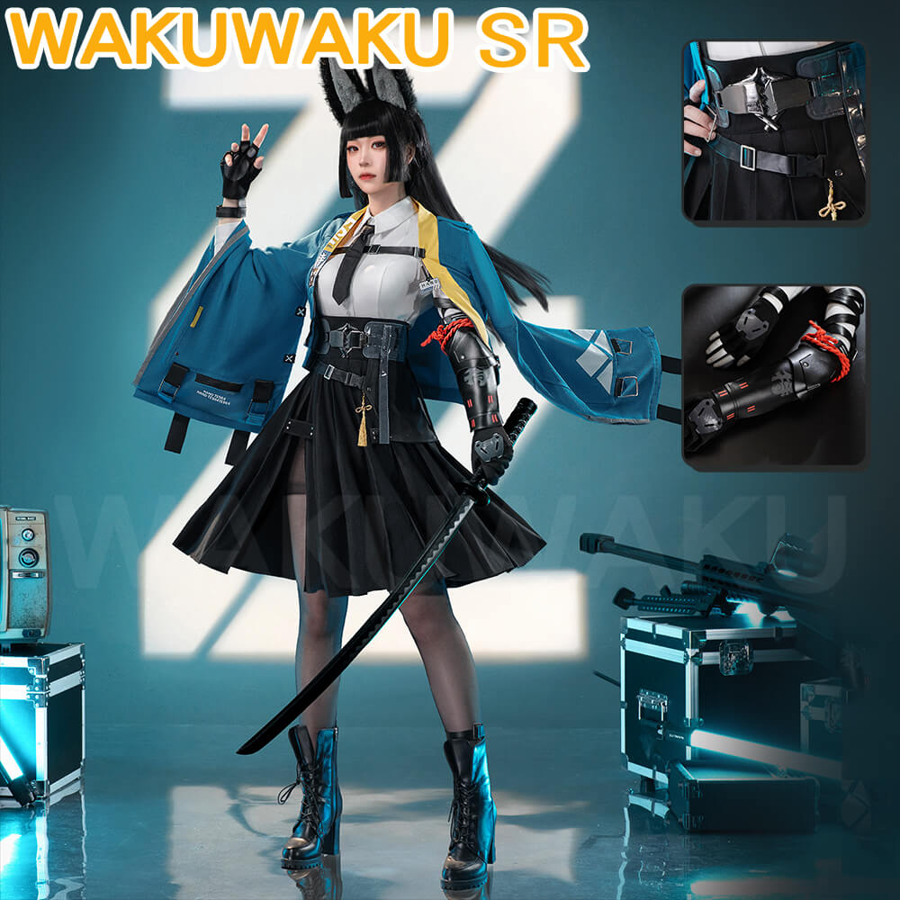 Hoshimi Miyabi Cosplay Costume Game Zenless Zone Zero Cosplay WakuWaku-SR Women Hoshimi Miyabi Cosplay Costume Ears