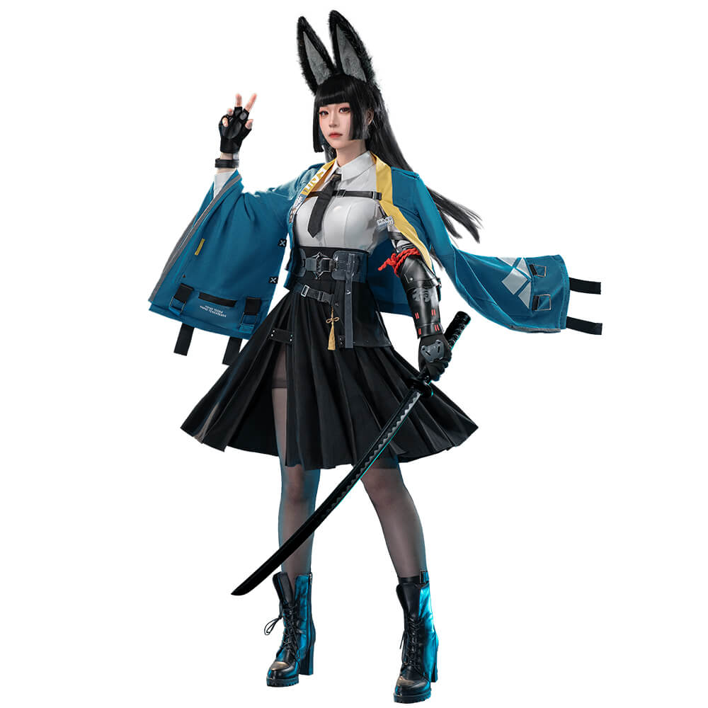 Hoshimi Miyabi Cosplay Costume Game Zenless Zone Zero Cosplay WakuWaku-SR Women Hoshimi Miyabi Cosplay Costume Ears
