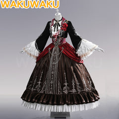 【S-2XL】WakuWaku Hunter MC Cosplay Game Love and Deepspace Heroine Sylus Silverwing Fiend Lolita