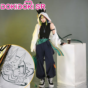 【Last Batch】DokiDoki-SR Game Genshin Impact Cosplay Tighnari Costume Doujin Casual Wear Sumeru