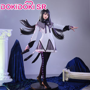 【Partial Ready For Ship】DokiDoki-SR Anime Puella Magi Madoka Magica Cosplay Akemi Homura Costume
